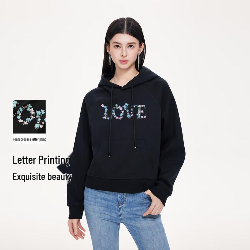 

FivePlus Women s Versatile Loose Hooded Sweatshirt XL