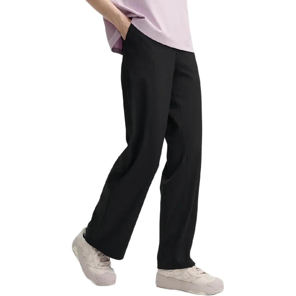Fila Heritage Series Fashion Comfortable Soft Skin-Friendly Versatile Casual Pants Women Bottoms Black F11W538604F-BK