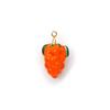1 Piece 304 Stainless Steel Fruit Charms Enamel Watermelon Grape Pitaya 18K Gold Plated Pendant For DIY Necklace Jewerly Making