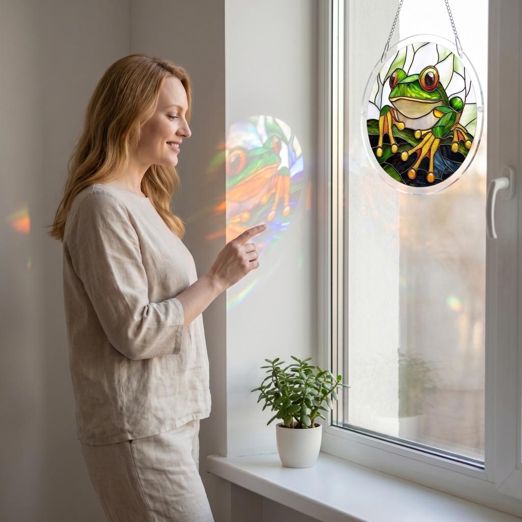 Acrylic Puzzle Toy Suncatcher Window Hanging