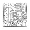 Relax Spooky Cute Coloring Book DIY Filling Color Book Cute Drawing Doodle Book  Kids Gift