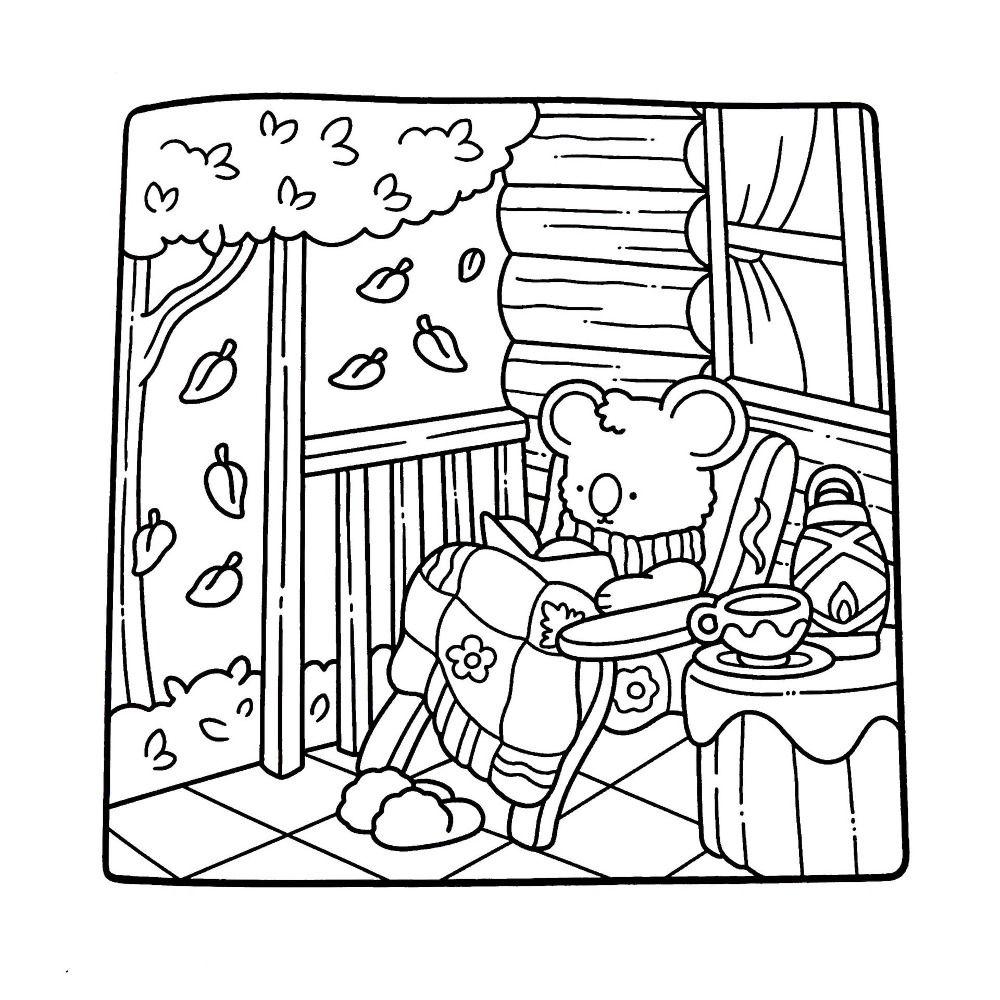 Relax Spooky Cute Coloring Book DIY Filling Color Book Cute Drawing Doodle Book  Kids Gift