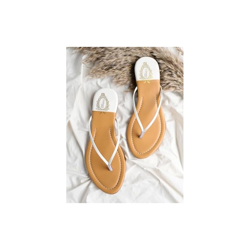 Shoetopia Girls Girls-Gf-1 White Flat Sandal - 7 Uk (Girls-Gf-1-White) 7 UK