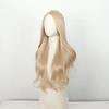 JOVIA Blonde Pink Long Wavy Synthetic Wigs Middle Part Heat Resistant Full Wig Women Cosplay Lolita Daily Party Hair Wig On Sale