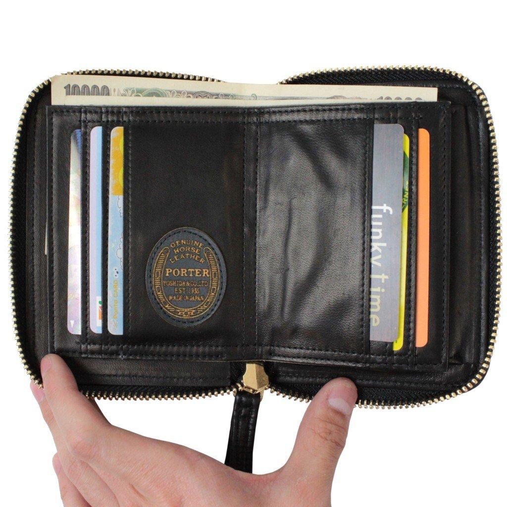 Porter Wise Round Wallet S (Forest Green)