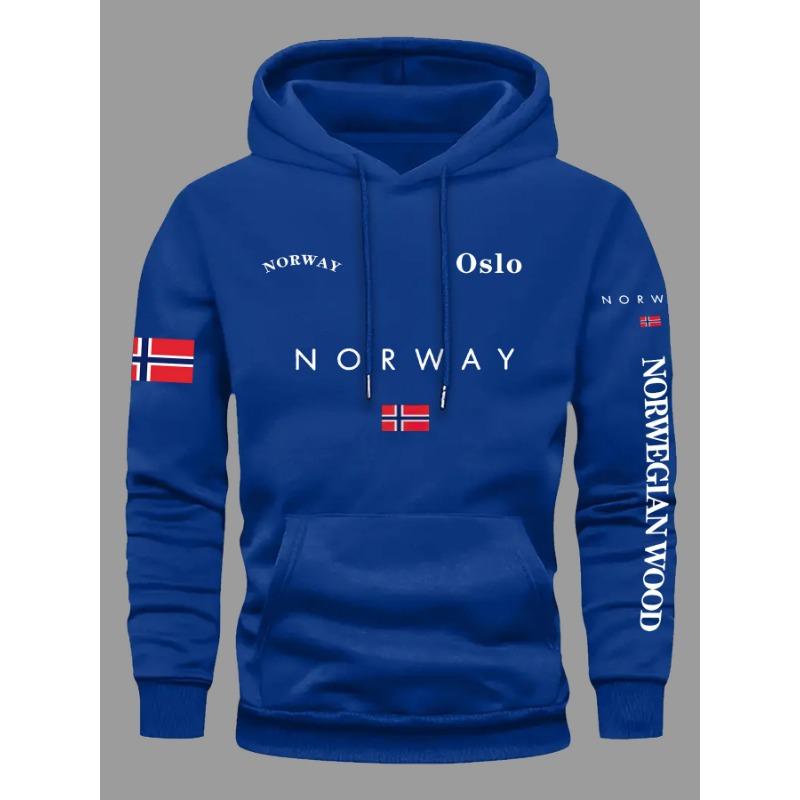 NORWAY Flag Hoodies Men Women Outdoor Sport Street Adventure Fitness Running Street Casual Autumn Winter Sweatshirt Top Clothing