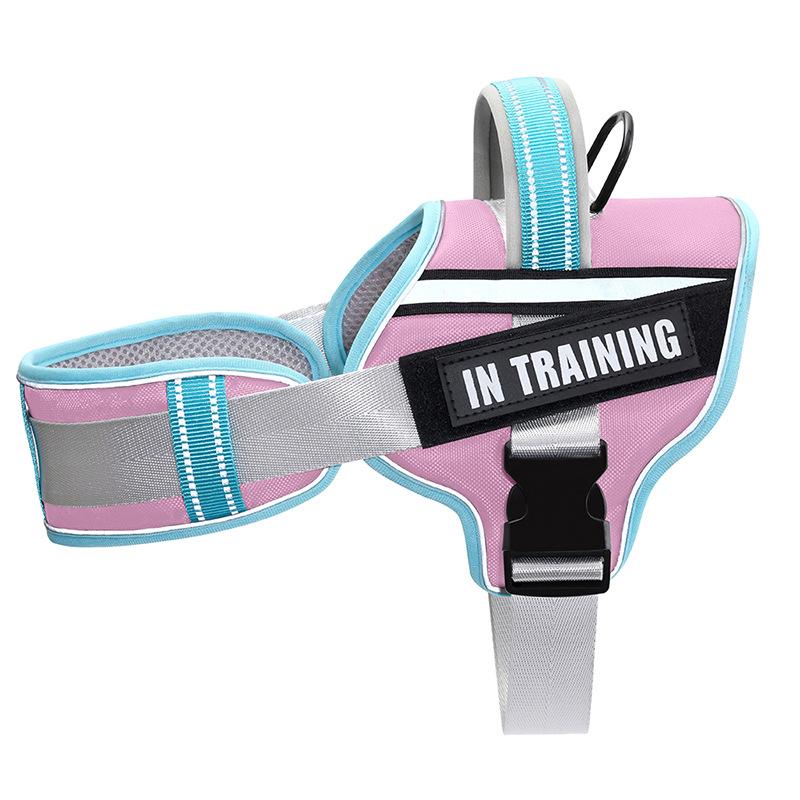 Dog Leash Large  Medium and Small Chest Strap Vest Type Large  Medium and Small Dog Comfortable and Breathable Dog Leash