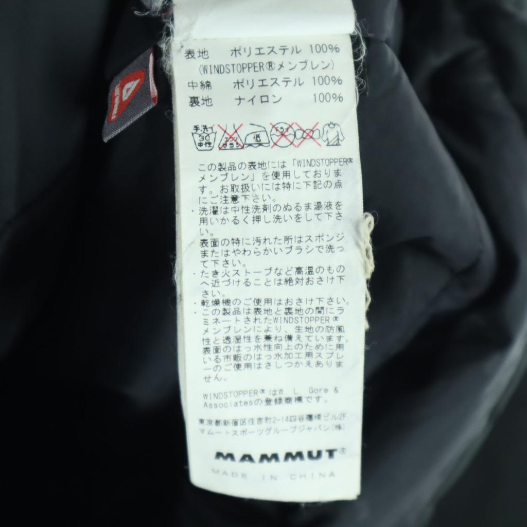 Mammut One-point logo two-tone color Long sleeve Primaloft Mountain parka Men's Used