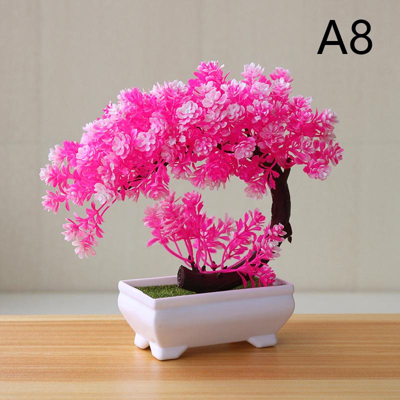 Simulation Fake Potted Bonsai Tree Artificial Plant Desk Ornament Artificial Plant Bonsai Small Tree Pot Home Decoration