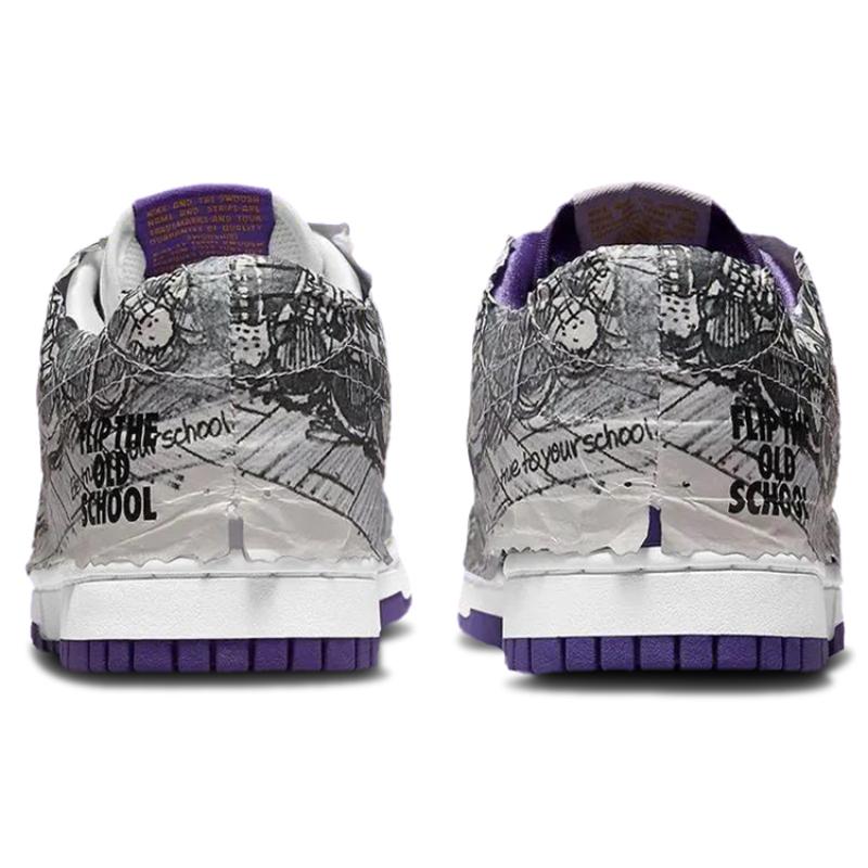 Nike Dunk Low 'Flip The Old School' Women's Skate Shoes Sneakers DJ4636-100