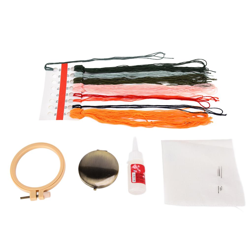 Printed Embroidery Mirror Love Sprout Pattern Classic Fashion Beautiful DIY Embroidery Kits