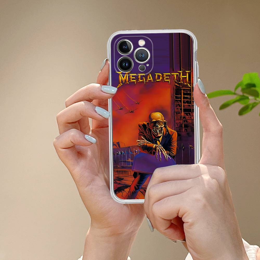 Rock Band Megadeths For IPhone 17 Air 16 Pro Max 15 14 13 12 11 Plus Phone Case