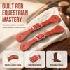 1 pair Genuine Leather Equestrian Spur Strap Western Spur Strap  Outdoor Sports