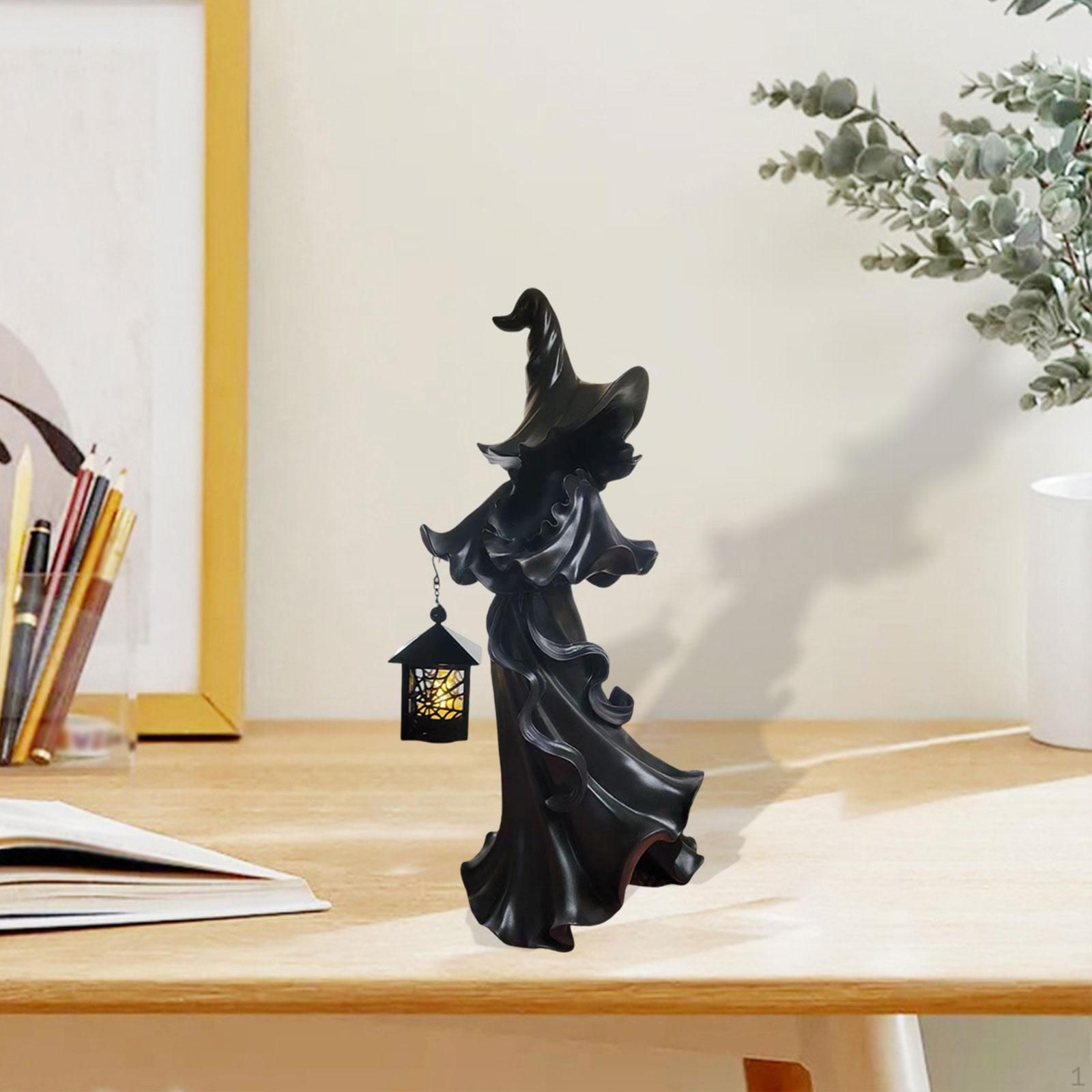 

Декоративный бочкообразный фонарь, полимерная скульптура для использования в помещении и на улице чёрный