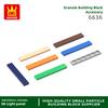 121 Stuks/partij 6636 1x6 Tegel Bouwsteen Moc Klassieke Accessoires Compatibel met Baksteen Kinderen Speelgoed Cadeaubox