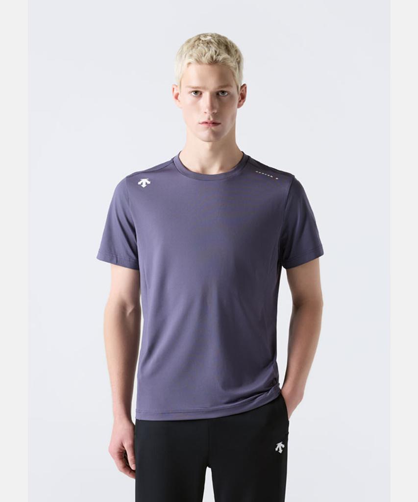 DESCENTE Training Short Sleeve T-Shirt Light Navy Sr323Tts70 (A Type)