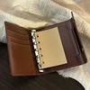 PU Leather Travel Journal Retro Brown Diary Book Multi Functional Notepad  Note Taking