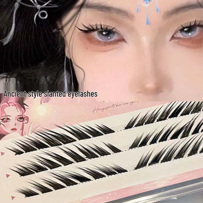 

Yujie Fox Eye Фотогеничные накладные ресницы - Натуральный, Крутой стиль для Ежедневного Изысканного Образа