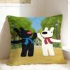 Pillow Cover G-Gaspard and Lisa  Vintage Pillow Case For Sofa Bedroom Home Decor Pillowcases