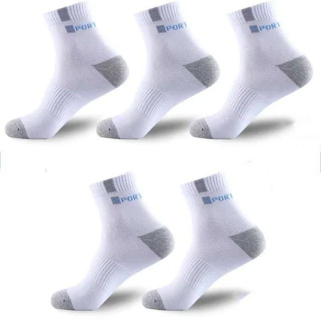 5Pairs Men Cotton Socks Autumn Winter Men Socks Breathable Cotton Sports Socks Breathable Business Socks Size EU39-45