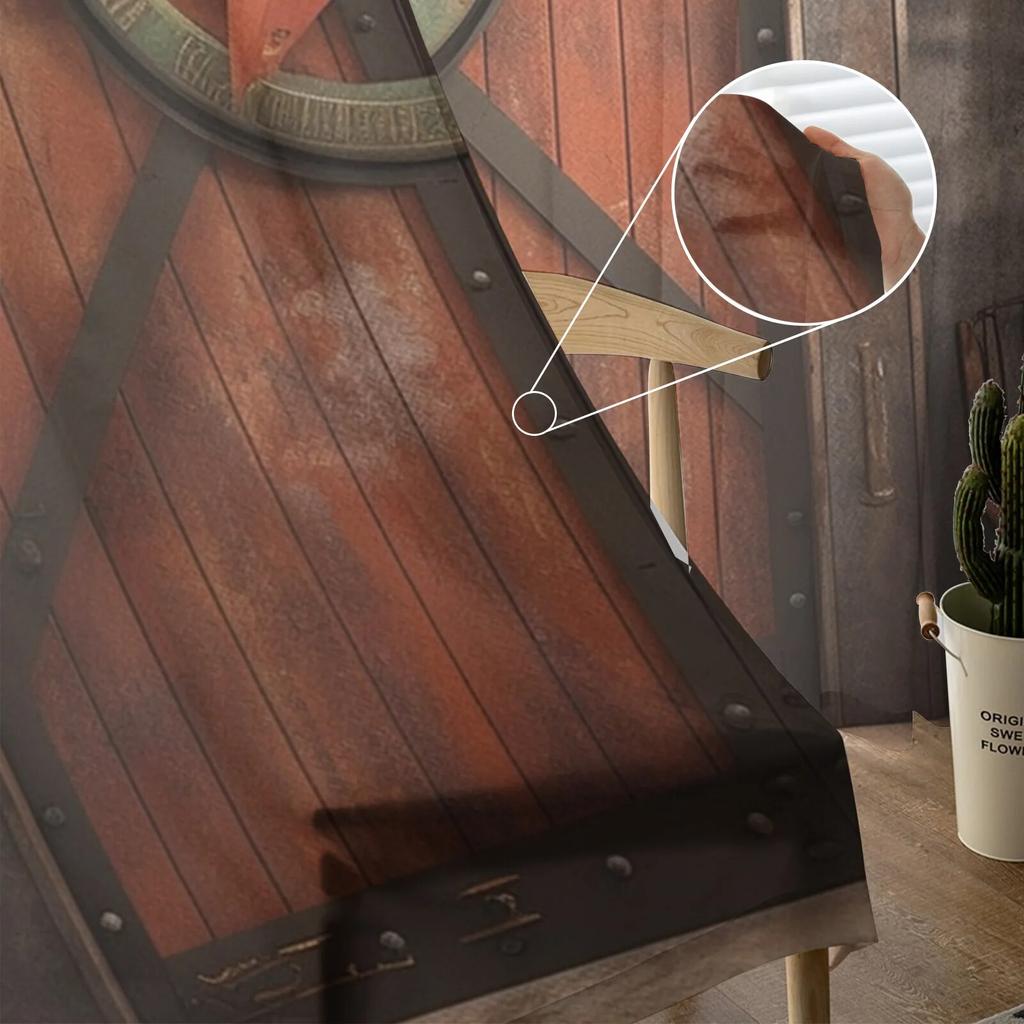 Ușă Poartă de Fier Perdele din tul pentru sufragerie Perdele transparentă pentru dormitor Jaluzele pentru ferestre Perdele din voal