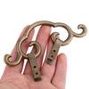 DRELD 1Pc Vintage Brass Antique Picture Painting Mirror Frame Hanger Hanging Hook Bronze Chinese Furniture Hardware 112*42mm