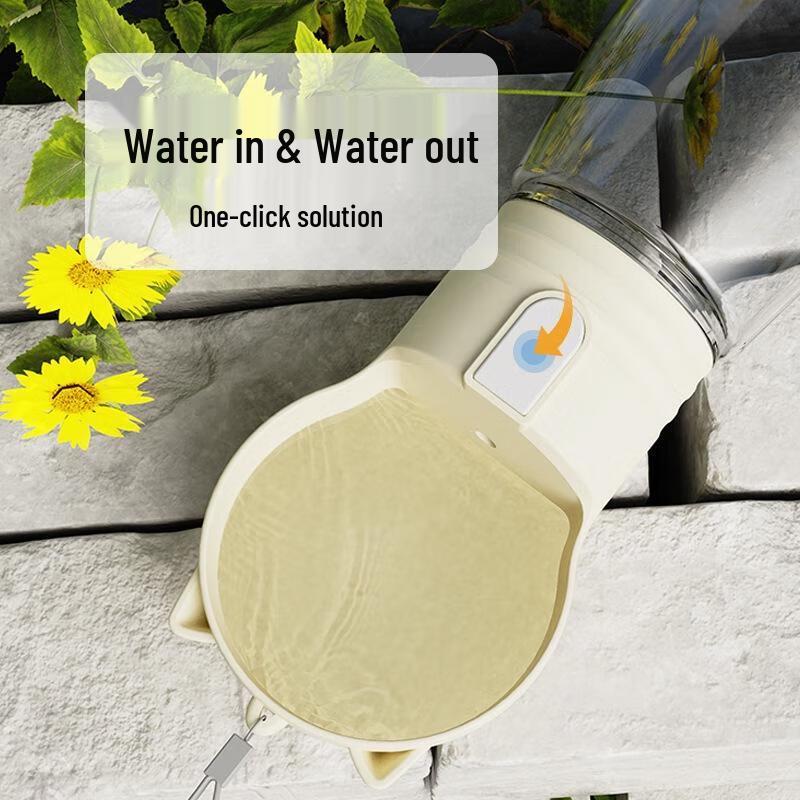 JINGRUIXIANG Portable Dog Water Bottle & Food Feeder