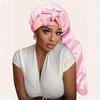 Silk Sleep Bonnets For Women, 1PC Satin Night Cap Soft Elastic Band Silk Bonnets For Sleeping Silk Bonnet Satin Bonnet