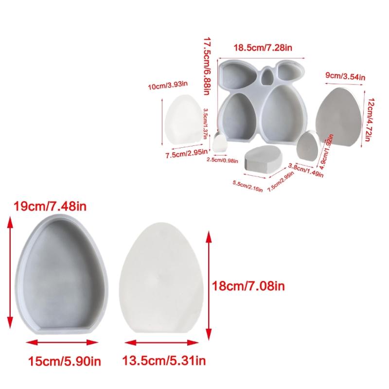 Easters Eggs Mould Blank Eggs Silicone Molds Plasters Molds Ornament Molds Castings Molds Candle Molds Craft Supplies