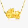 Pure Gold Slim Waist Abacus Pendant Necklace - Promotional Gift Style