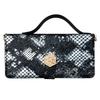 For Motorola Moto G06 4G Case Snake Skin Texture PU Leather Phone Wallet Cover with Shoulder Strap