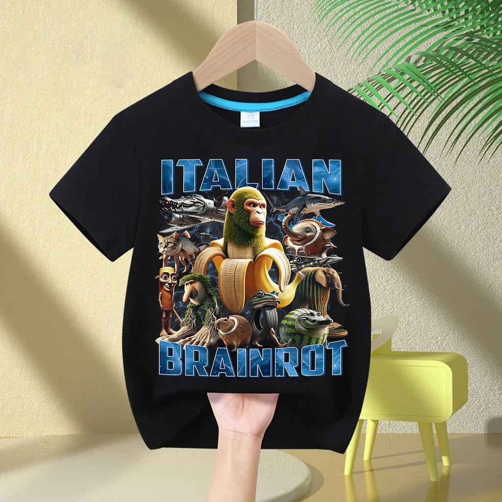 Fashion Cartoon CosPlay Printed T Shirts For Boys Girls Kids Short Sleeve Casual Tees Childrens Summer Clothing