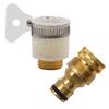 Threaded Garden Water Pipe Adaptor Fitting Universal Hose Tap Kitchen Adapters Faucet Brass Hose Tap Connector