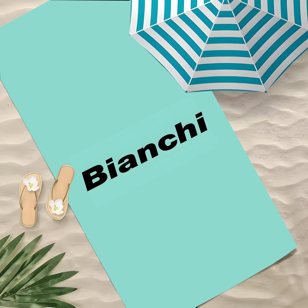 B-Bianchi Bike Microfiber Towel Polyester Beach Towel Quick Dry Sand Free Bath Towel For Summer Pool Travel Vacation