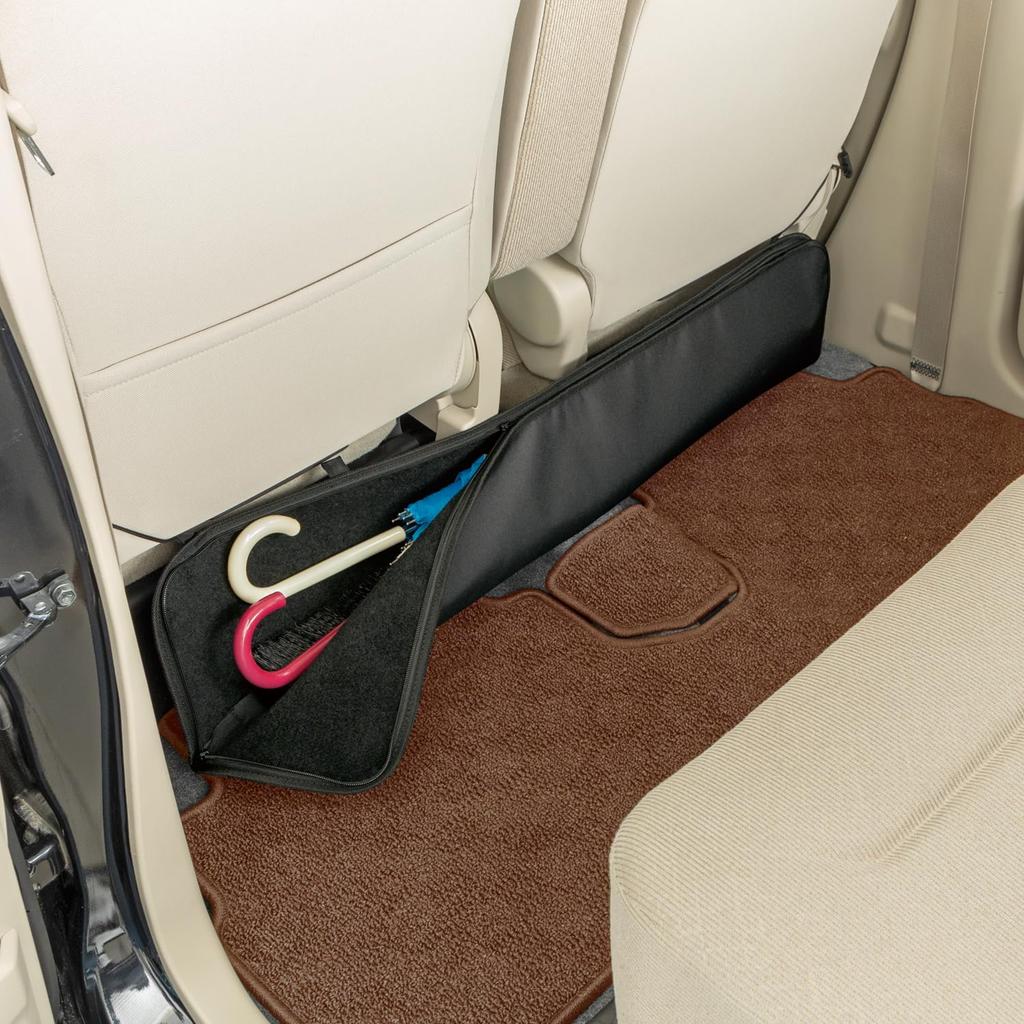 BONFORM Long II for Long Item Double Multi-Case Storage, 100x20cm, Zipper, Black, 7418-66BK