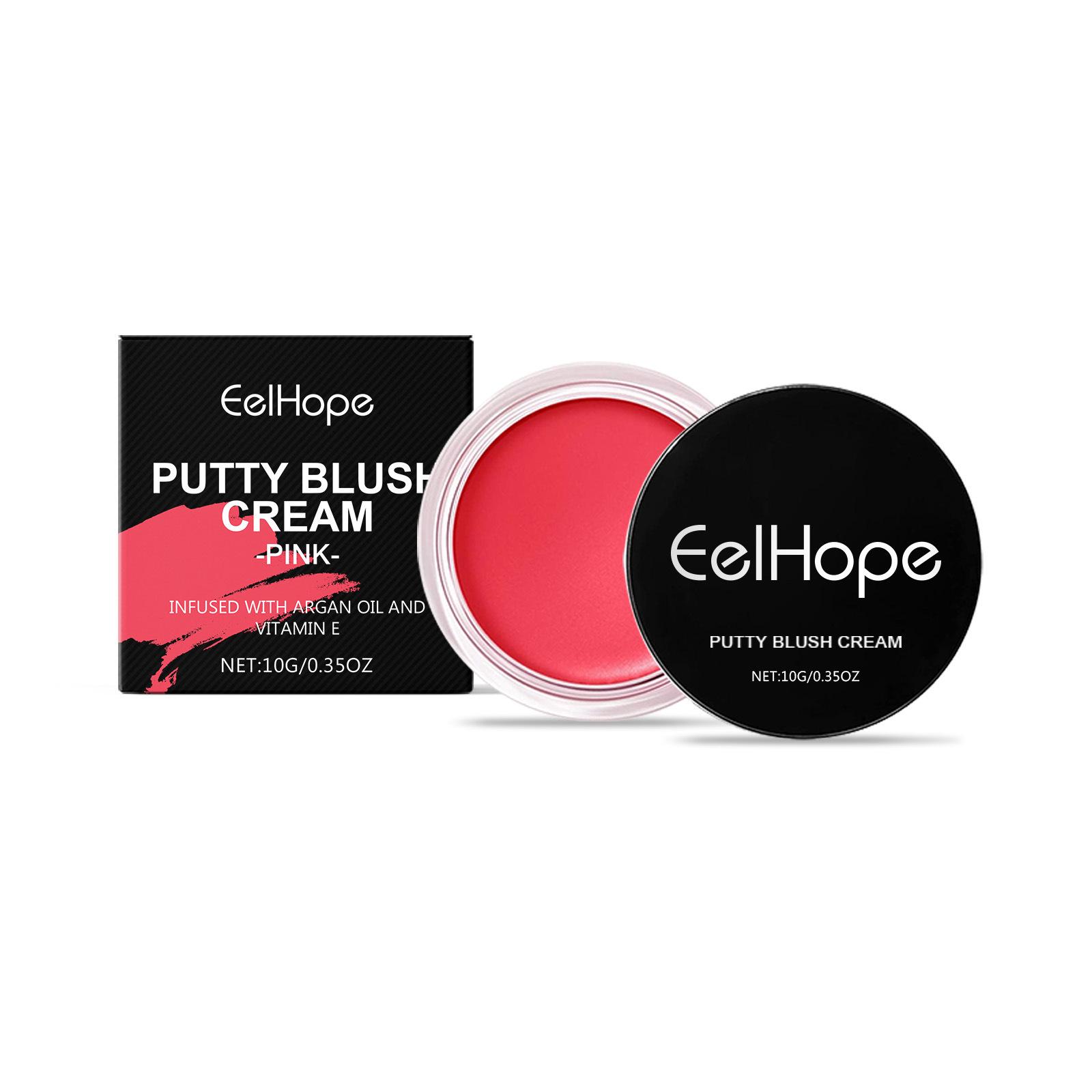 EELHOPE Pink Blush Cream: Lightweight, Delicate Matte Finish for a Natural, Long-Lasting Reddish Glow.