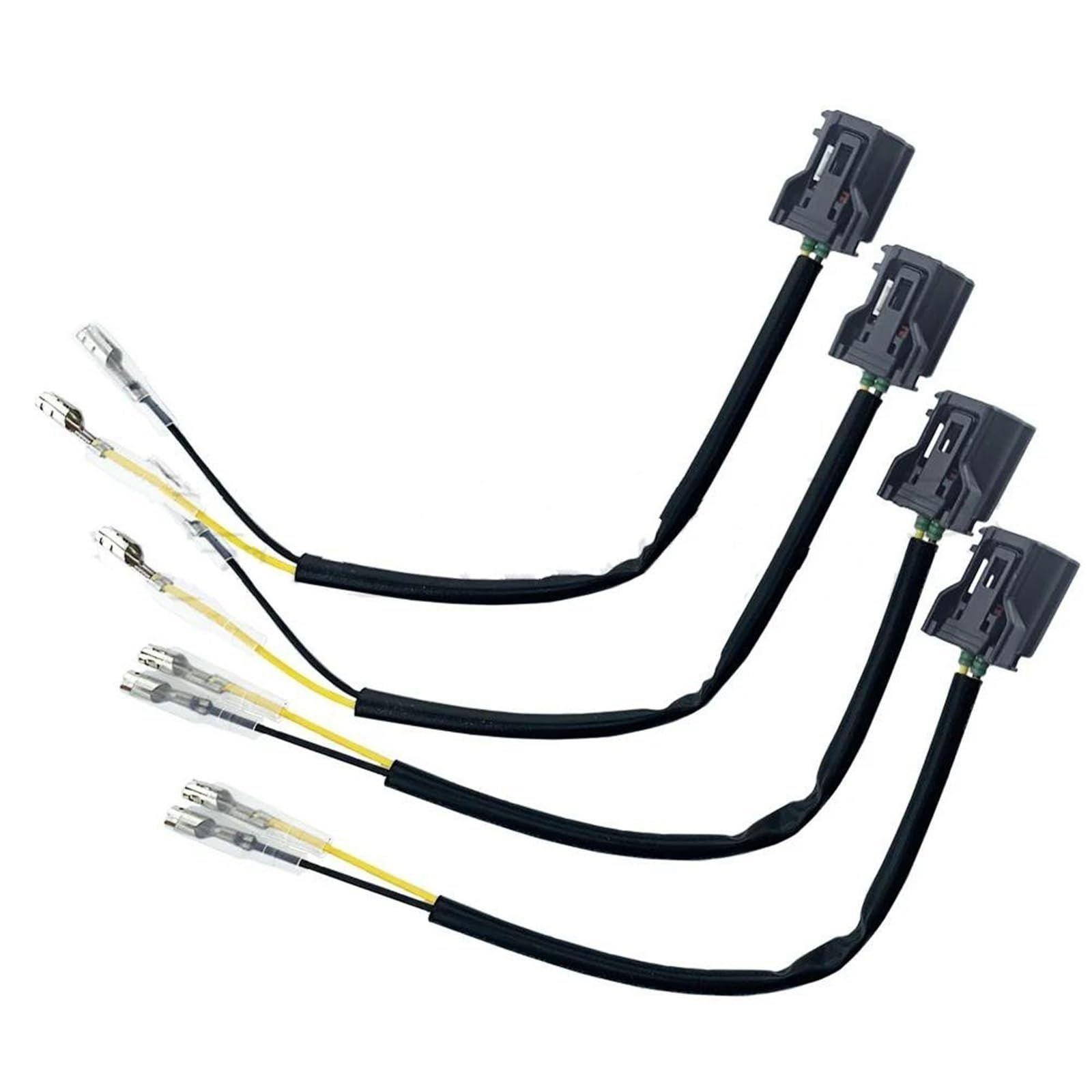 Подходит для Yamaha MT-03 MT-09 MT-25 2021-2022 XSR 700 XSR 900 YZF R6 R1 4 pieces чёрный