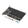 PCI-E Signal Split Array Card PH44 X16 NVME 4 Disk Array Card Support M.2 SSD
