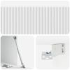 Wall Mounted TV Cabinet Glossy White 78.5 x 41 x 30 cm