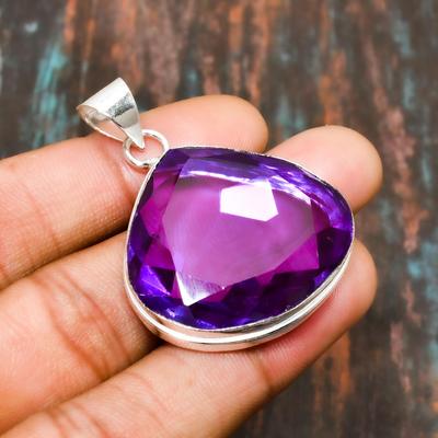 Ροζ αμέθυστος, πολύτιμος λίθος χειροποίητο κοσμήματα από ασήμι 925 για εκείνη