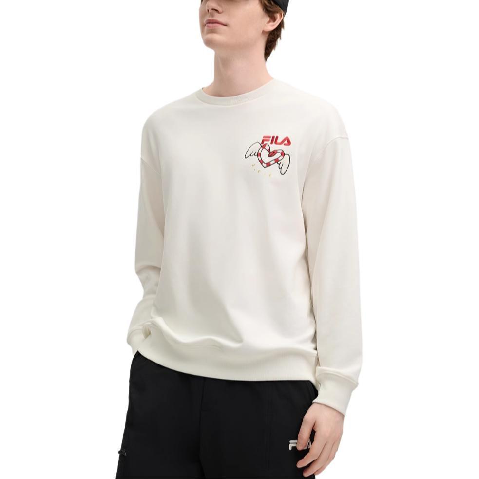FILA ORIGINALE Sweatshirt Unisex Cloud White F11U519202F-WT