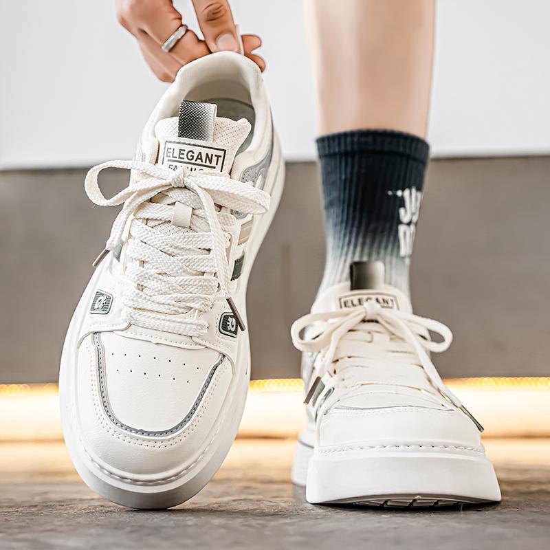 Men's Fashion Casual Low Top Skateboarding Shoes Boys Comfortable Sneakers Male Students Trending Soft Sole Classic Breathable Gym Non-slip