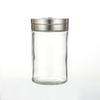 ZISIZ Glass Spice Jars with Stainless Steel Lids