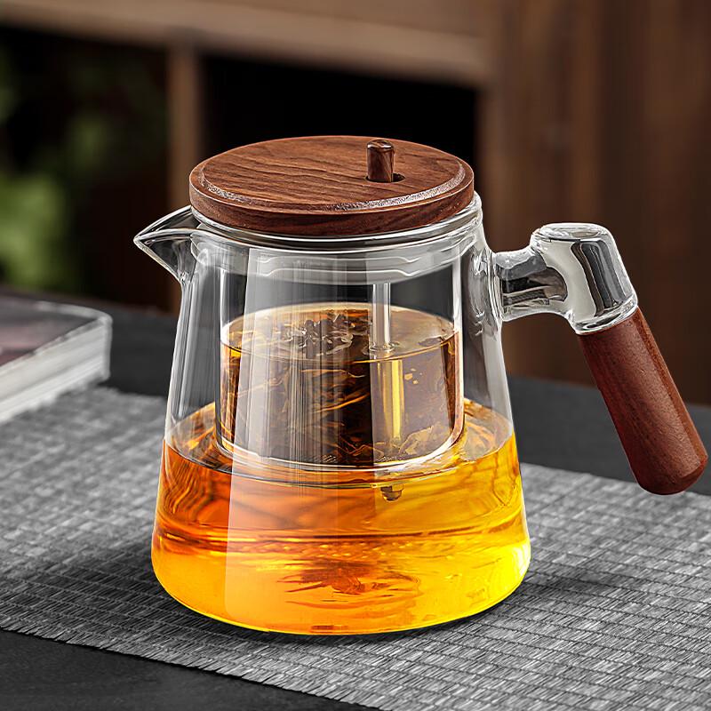 PAKCHOICE Tea-Water Separation Glass Teapot
