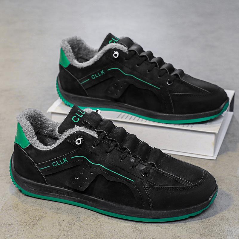 

Мужские туфли на одной педали осень Форрест Гамп спортивные кеды для скейтборда беговые мужские повседневные маленькие белые туфли на толстой подошве зимние бархатные хлопковые туфли 44