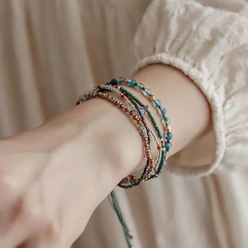 Colorful Summer Bohemian Bracelet For Women Adjustable Handcrafted Ethnic Jewelry