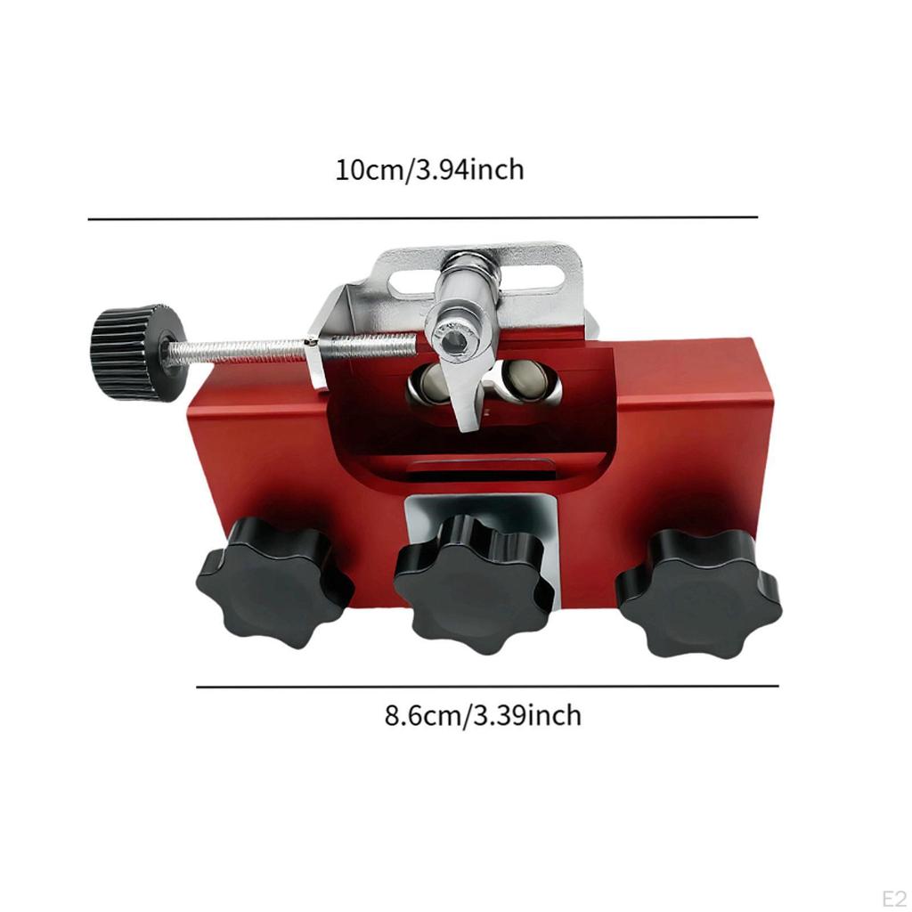 Sharpening Tool Jig Hand Crank Compact for Garden Worker Professional with 4/5/6mm Grinding Heads