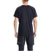 Asics Solid Color Outdoor Casual Round Neck Short Sleeve T-Shirt Men Tops Black 2011C701-001