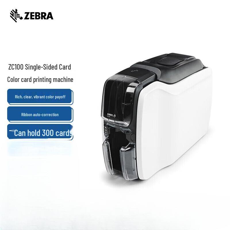 

Zebra ZC100 ID Card Printer CN plug (adapter included)