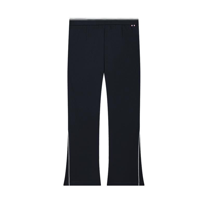 New FILA Knitted Sports Pants Women's Legend Blue F11W431605FNV